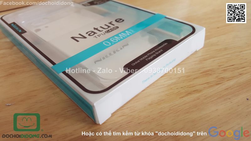 Ốp lưng iPhone 5 5s SE Nillkin dẻo trong siêu mỏng