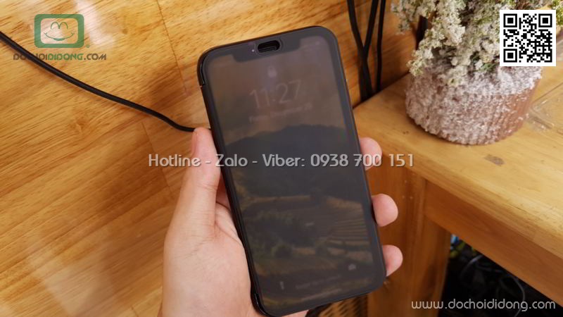 Bao da iPhone X Baseus Touchable bề mặt cảm ứng