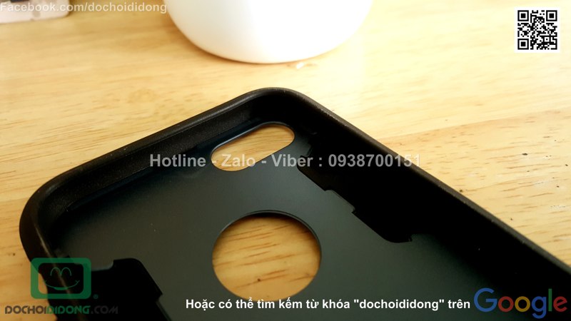 Ốp lưng iPhone 7 Iron Man chống sốc có chống lưng