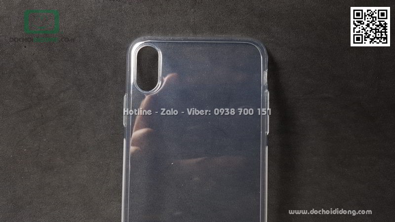 Ôp lưng iPhone Xs Max Nillkin dẻo trong siêu mỏng