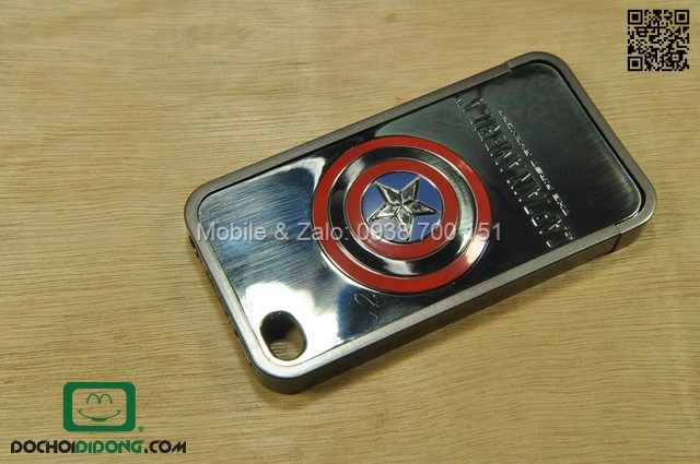 Ốp lưng iPhone 4 4S Captain America