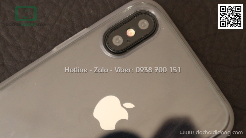 Ốp lưng iPhone X X-Level dẻo trong siêu mỏng