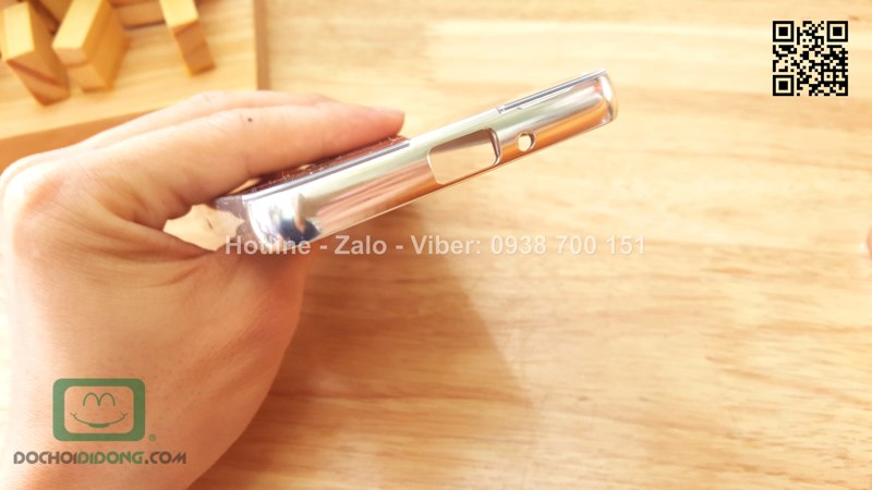 Ốp lưng Samsung Grand Prime G530 viền nhôm lưng tráng gương