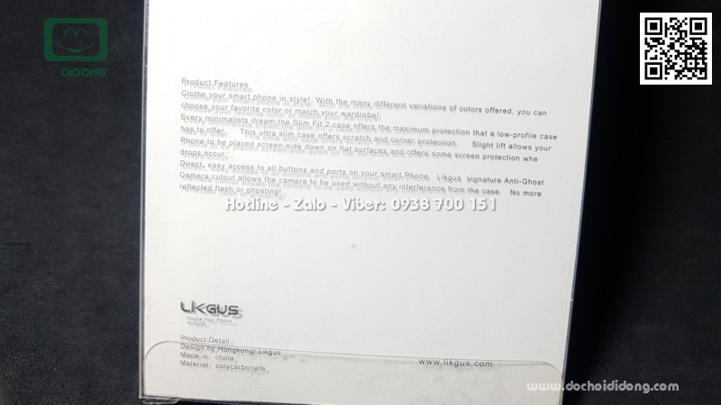 Ốp lưng Samsung J6 Likgus chống sốc vân kim loại