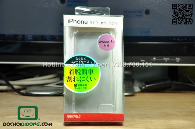 Ốp lưng iPhone 5C Buffalo dẻo trong cao cấp