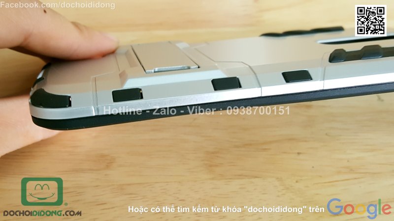 Ốp lưng LG K10 Iron Man chống sốc có chống lưng
