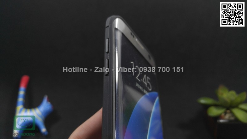 Ốp lưng Samsung Galaxy S7 Edge Likgus chống sốc vân kim loại