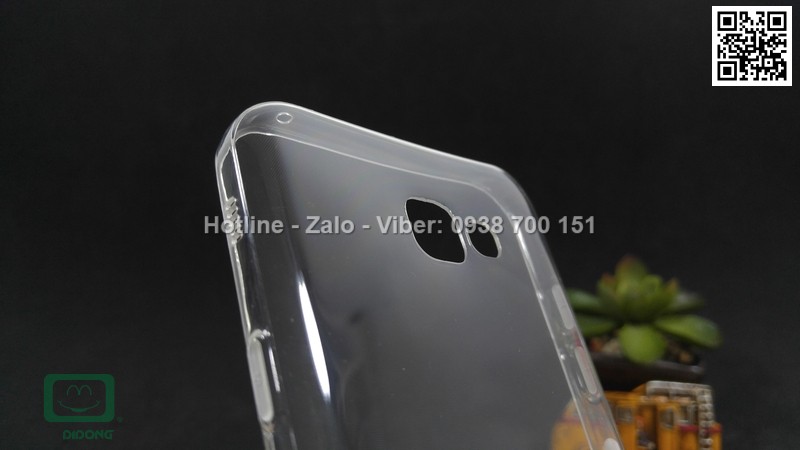 Ốp lưng Samsung Galaxy A7 2017 Nillkin dẻo trong siêu mỏng
