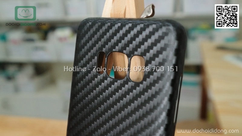 Ốp lưng Samsung S8 iCan carbon siêu mỏng