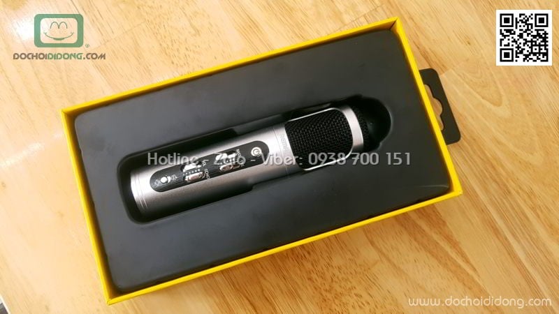 Micro karaoke Remax K02 cho điện thoại máy tính bảng và PC
