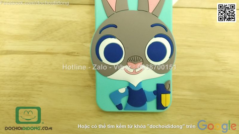 Ốp lưng iPhone 5 5s SE thỏ Zootopia