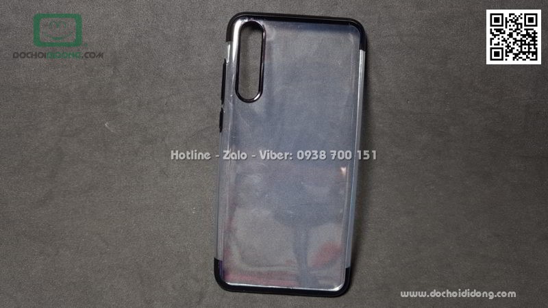 Ốp lưng Huawei P20 Pro Zacase dẻo trong viền màu chống sốc