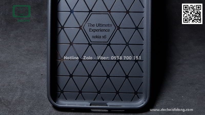 Ốp lưng Nokia X6 6.1 Plus Likgus chống sốc vân kim loại