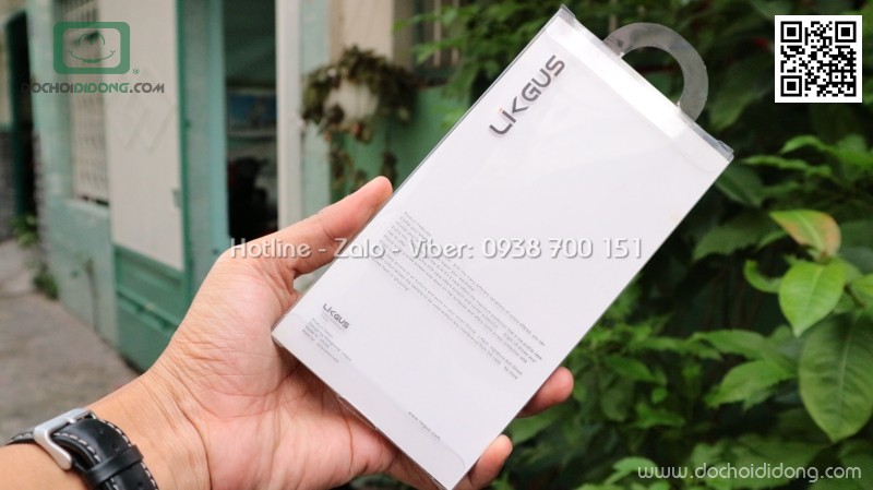 Ốp lưng iPhone 8 Plus Likgus chống sốc vân kim loại