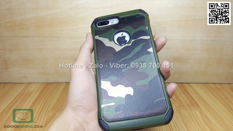 Ốp lưng iPhone 8 Plus quân đội chống sốc