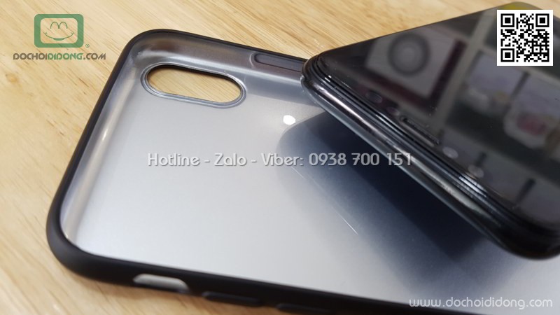 Ốp lưng iPhone X XS Zacase dẻo nhung