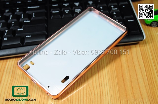 Ốp lưng Lenovo A7000 K3 Note viền nhôm lưng tráng thủy