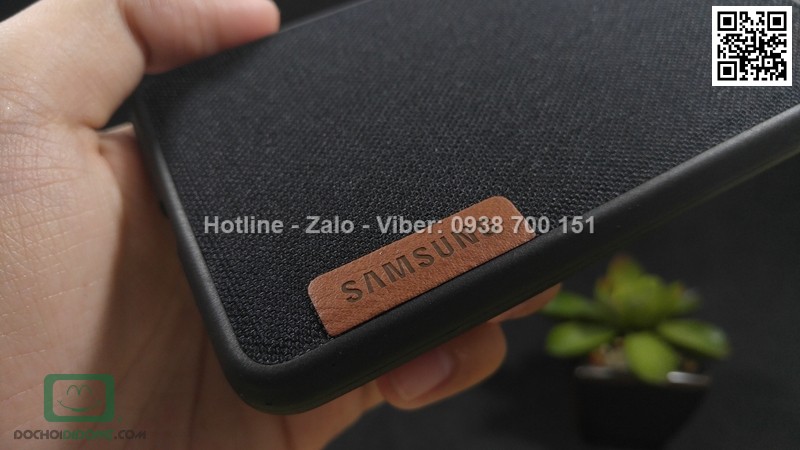 Ốp lưng Samsung Galaxy J3 Pro dẻo vân vải bố
