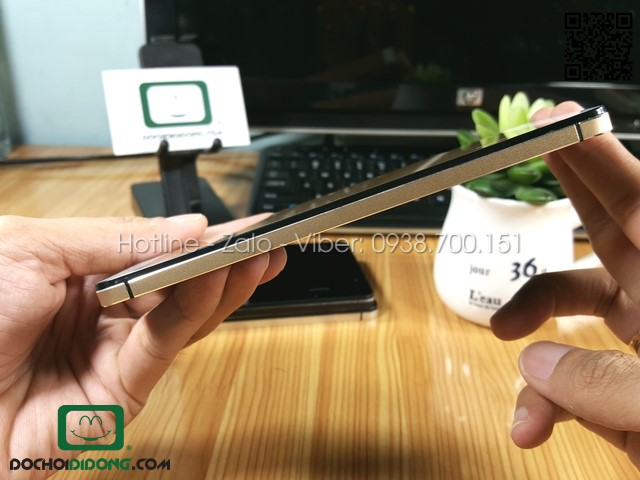 Ốp lưng Lenovo A7000 K3 Note viền nhôm lưng kính thay nắp