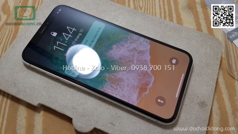 Miếng dán cường lực full màn hình iPhone X XS AutoBot 3D 0.25mm kèm dán sau