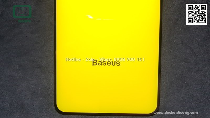 Miếng dán cường lực iPhone XS Max Baseus full màn hình