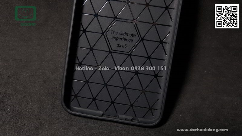 Ốp lưng Samsung A6 2018 Likgus chống sốc vân kim loại