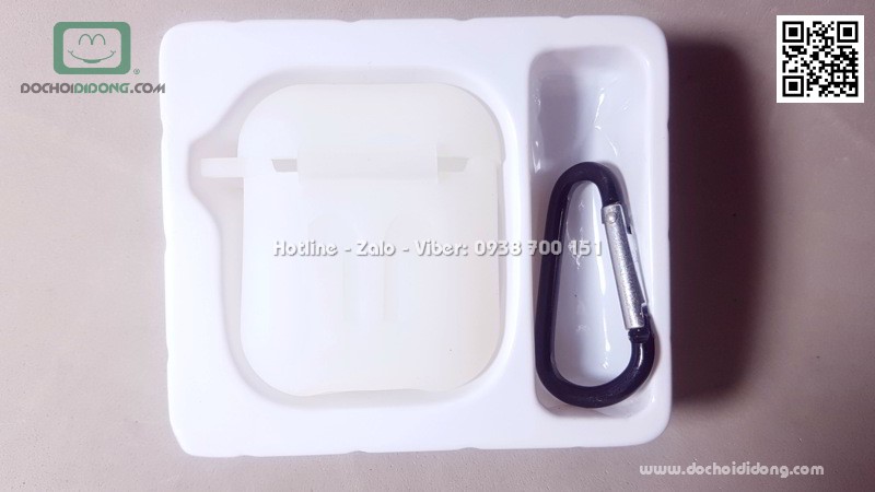 Hộp đựng Airpod cao su có nắp đậy