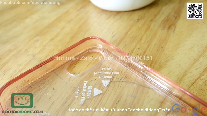 Ốp lưng iPhone 7 Ringke dẻo trong cao cấp