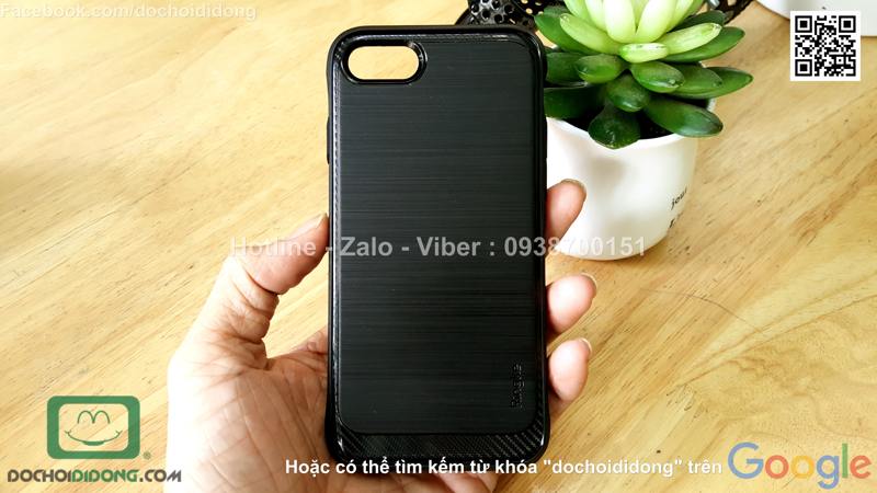 Ốp lưng iPhone 8 Ringke vân kim loại