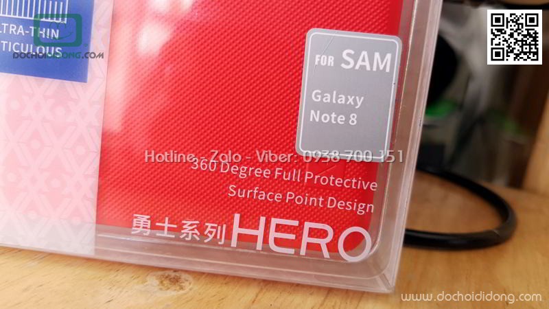 Ốp lưng Samsung Note 8 X-Level cứng mỏng vân sần