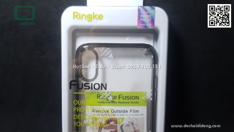 Ốp lưng iPhone Xr Ringke Fusion