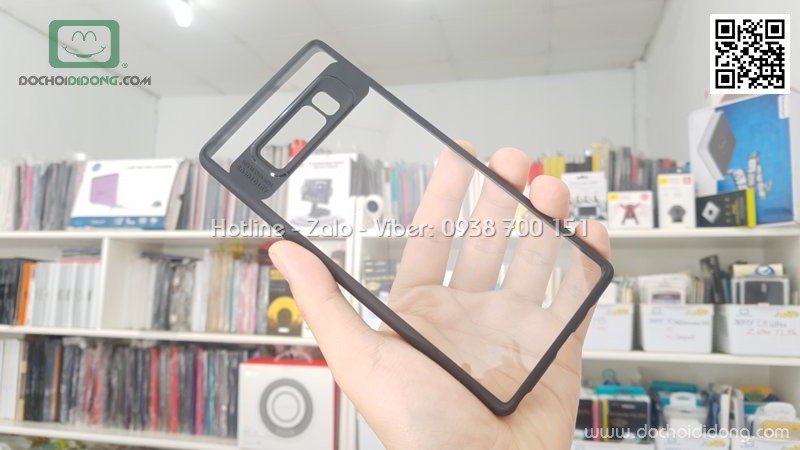 Ốp lưng Samsung Note 8 Ipaky trong viền màu