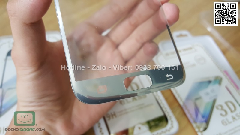 Miếng dán cườg lực Samsung Galaxy S7 9H full màn hình