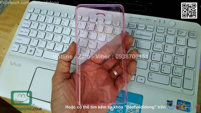 Ốp lưng Samsung Galaxy Note 5 dẻo trong che camera sau