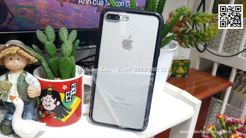 Ốp lưng nam châm iPhone 7 8 Plus Likgus lưng kính trong