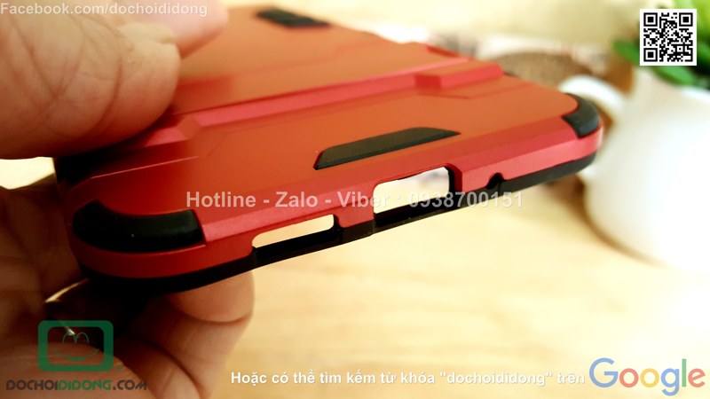 Ốp lưng Asus Zenfone 3 ZE552KL 5.5 Inch Iron Man chống sốc có chống lưng