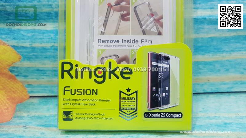 Ốp lưng Sony Xperia Z5 Compact Ringke Fusion