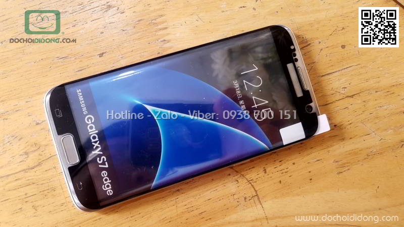Miếng dán cường lực full màn hình Samsung S7 Edge full keo