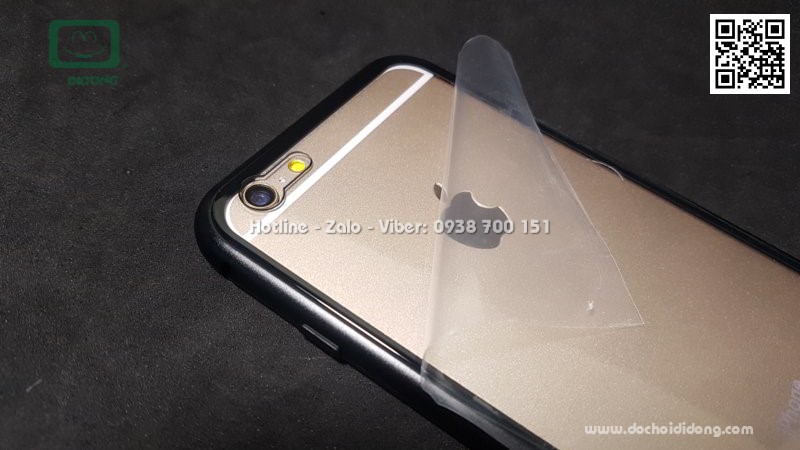 Ốp lưng nam châm iPhone 6 6S Plus Likgus lưng kính trong