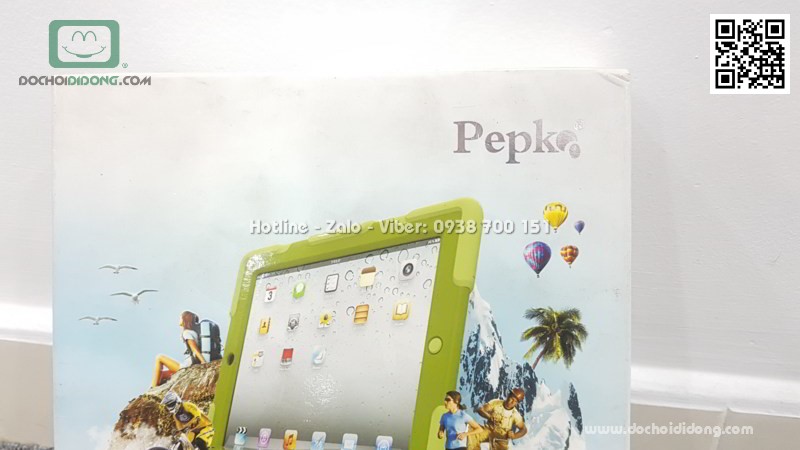 Ốp lưng chống sốc iPad 2 3 4 Pepkoo có chống lưng