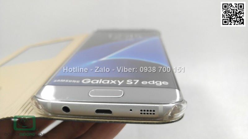 Bao da Samsung Galaxy S7 Edge Zacase da thật cao cấp