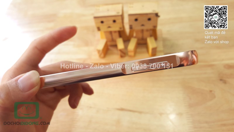 Ốp lung Samsung Galaxy S4 viền nhôm lưng tráng gương