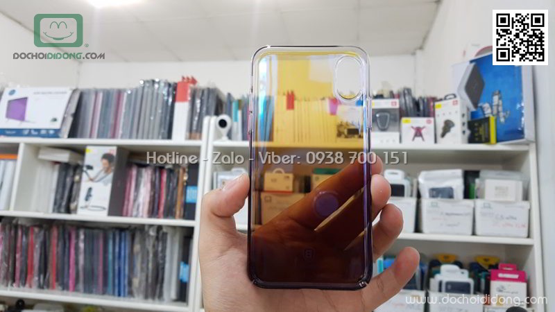 Ốp lưng iPhone X Baseus hào quang