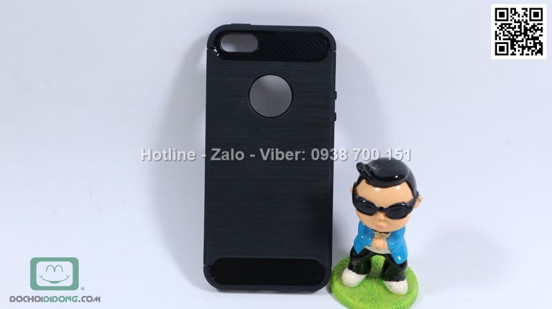 Ốp lưng iPhone 5 5s 5se Likgus chống sốc vân kim loại