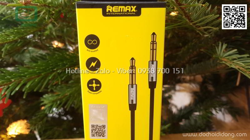 Cáp âm thanh Remax RL-L100 AUX Jack 3.5 2 đầu