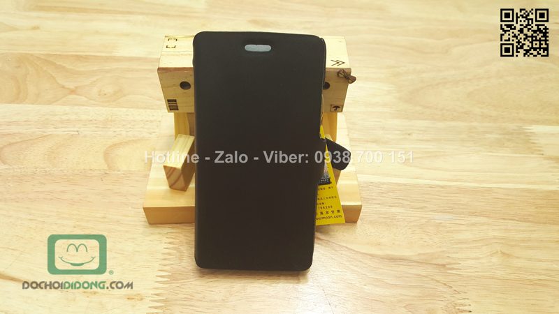 Bao da trơn cao cấp Lenovo  Vibe X S960 quai gài