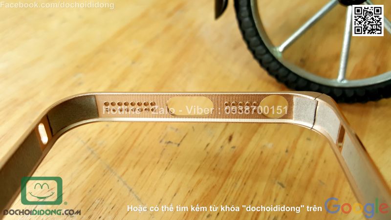 Ốp viền iPhone 5 5s SE nhôm phay chốt gài