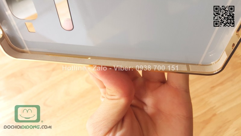 Ốp lưng Samsung Grand Prime G530 viền nhôm lưng tráng gương