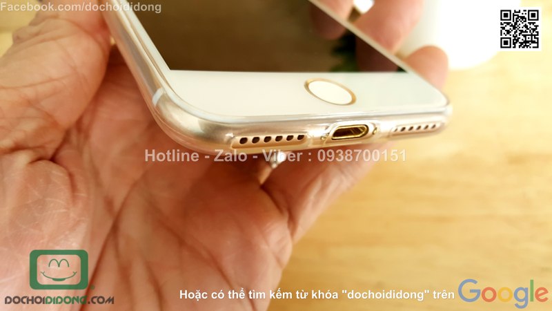 Ốp lưng iPhone 7 dẻo trong siêu mỏng