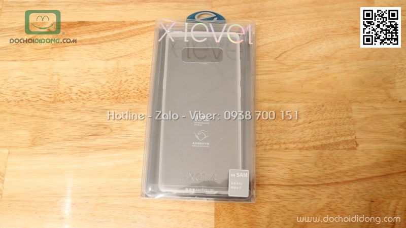 Ốp lưng Samsung Note 8 X-Level dẻo trong siêu mỏng